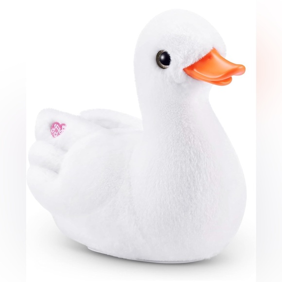 Zuru Other - Zuru Pets Alice mama duck quacking waddling White Plush Duck Toy